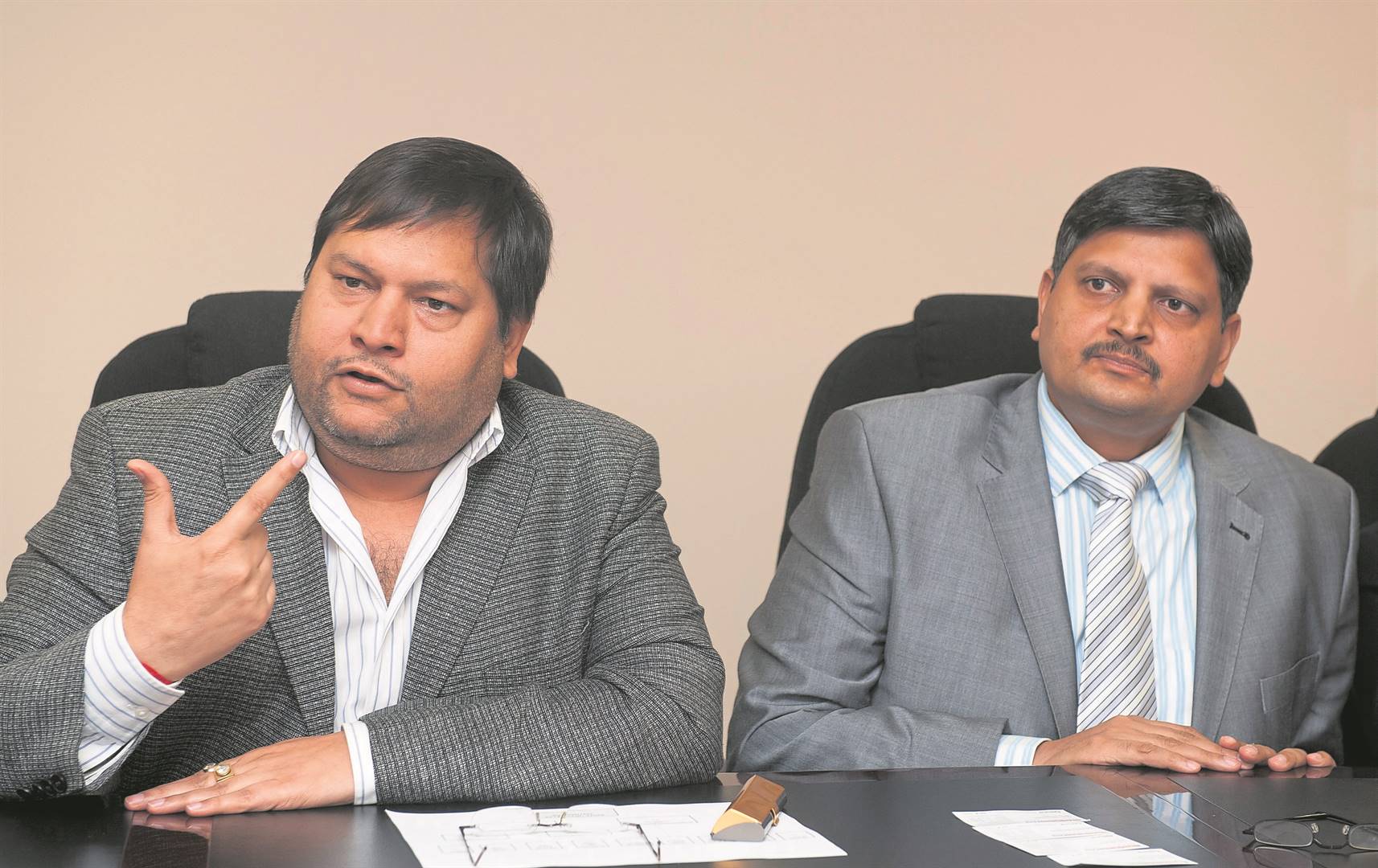 Dubai police have arrested two of the Gupta brothers, Rajesh and Atul, for charges of corruption and fraud.Photo by Gallo Images/Business Day/Martin Rhodes