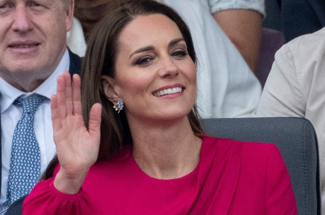 For the final event, the Platinum Jubilee Pageant, Kate Middleton went with a deep pink dress by British designer Stella McCartney. (PHOTO: Gallo Images/Getty Images)