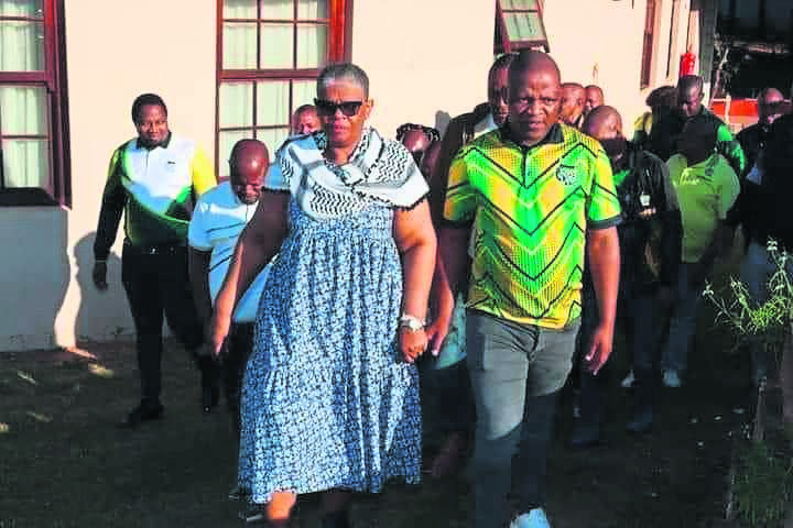 Ethekwini regional chairwoman Zandile Gumede and other ANC leaders met Jacob Zuma at his home in Nkandla on Tuesday. 