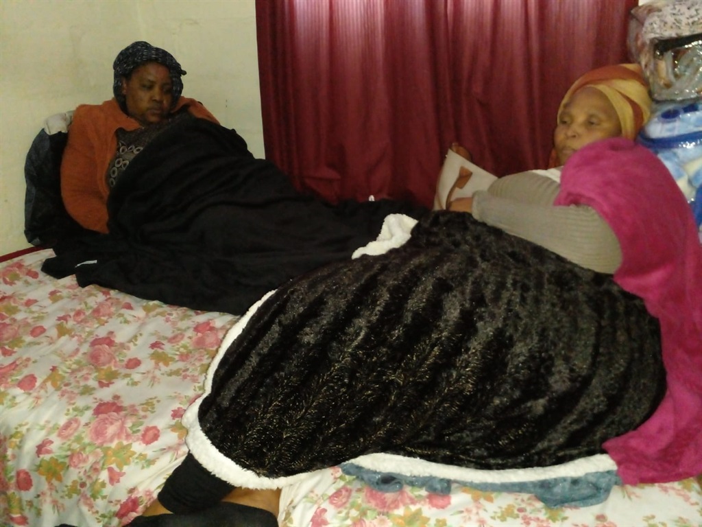 Mabatho Daniels and her mother inlaw Mirriam Daniels says they were shocked to hear that people they spoke to hours earlier have died in a shack fire. Photos by Lulekwa Mbadamane