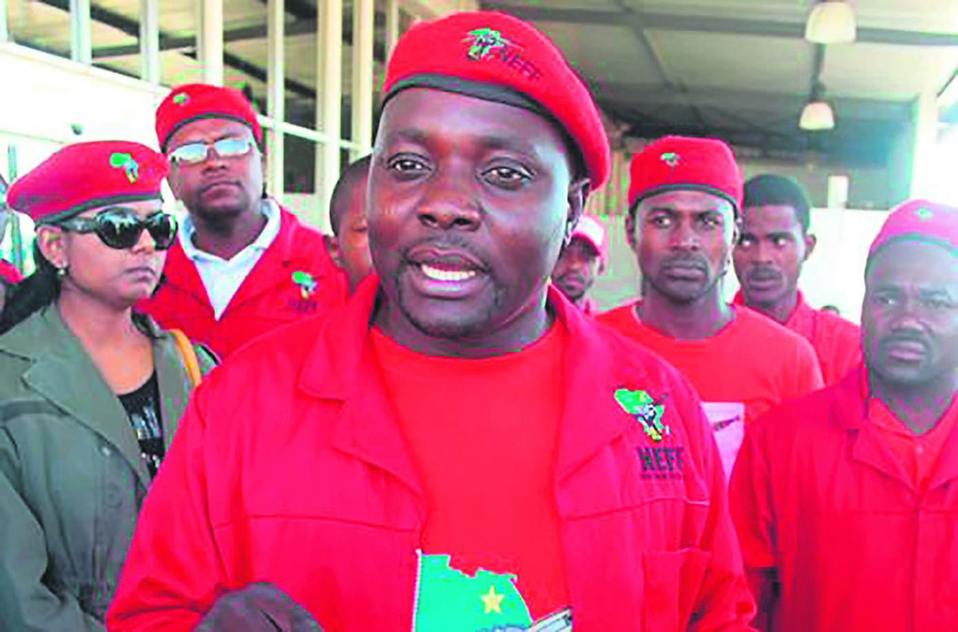 Kalimbo Iipumbu said the EFF has lodged a complaint against Namibian President Hage Geingob. Photo from Twitter