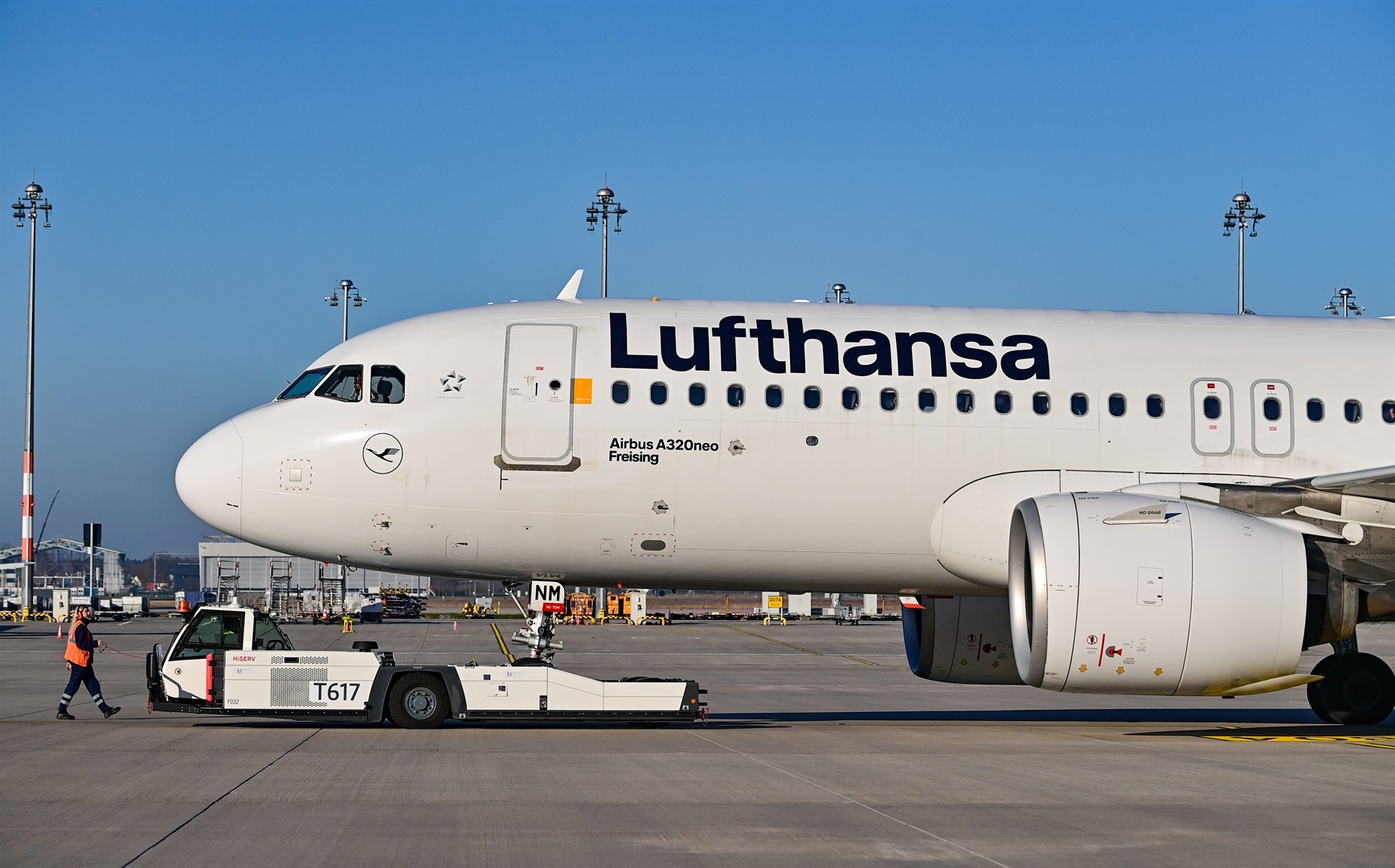 Lufthansa's workforce has fallen by nearly a quarter since the pandemic started. Getty Images
