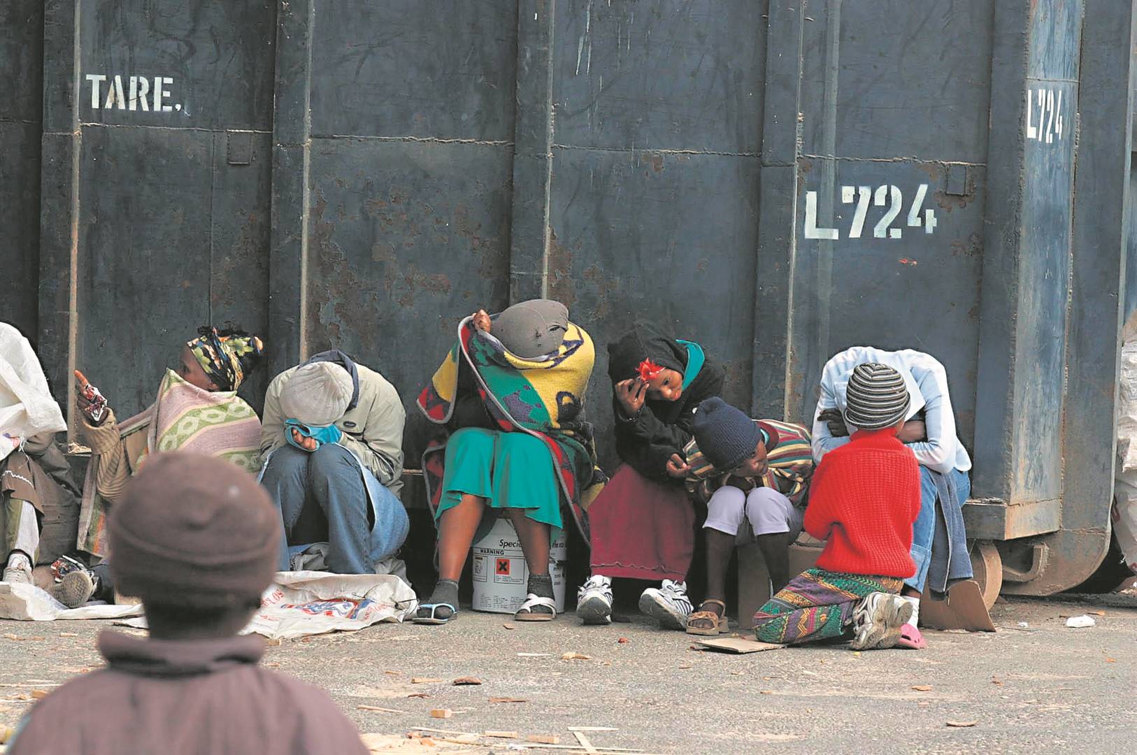 Unemployed people in the streets of Gauteng. Photo: Archive