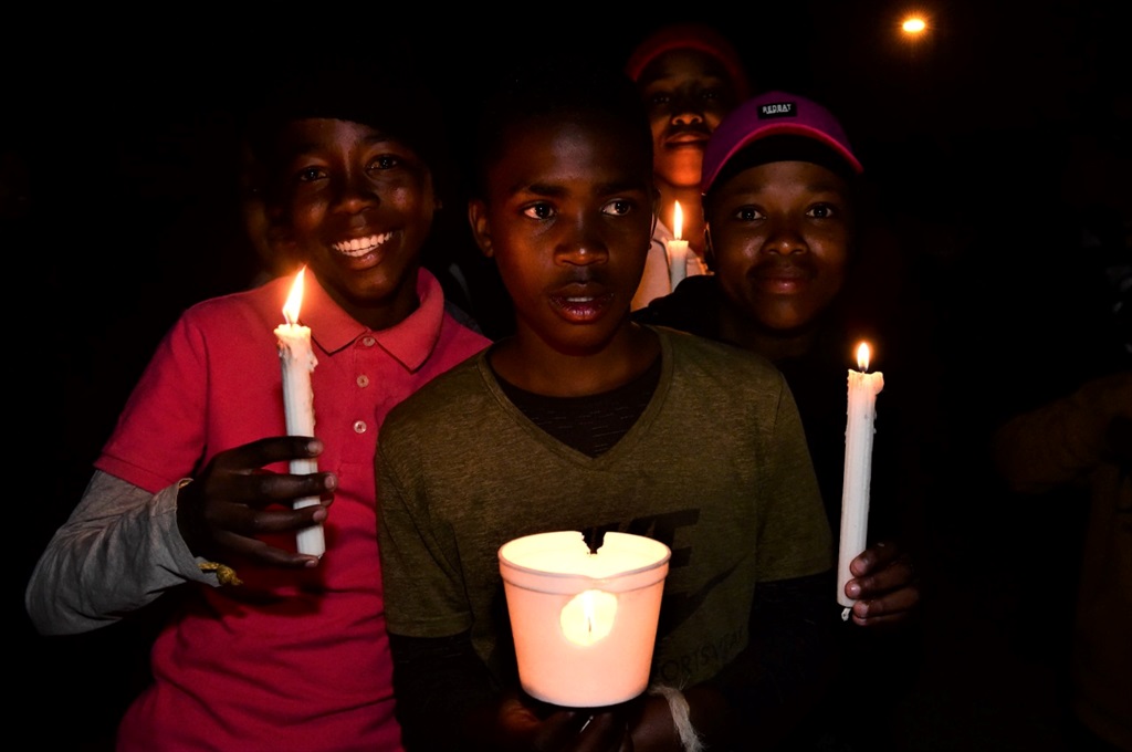 A night vigil was held to remember murdered teen K