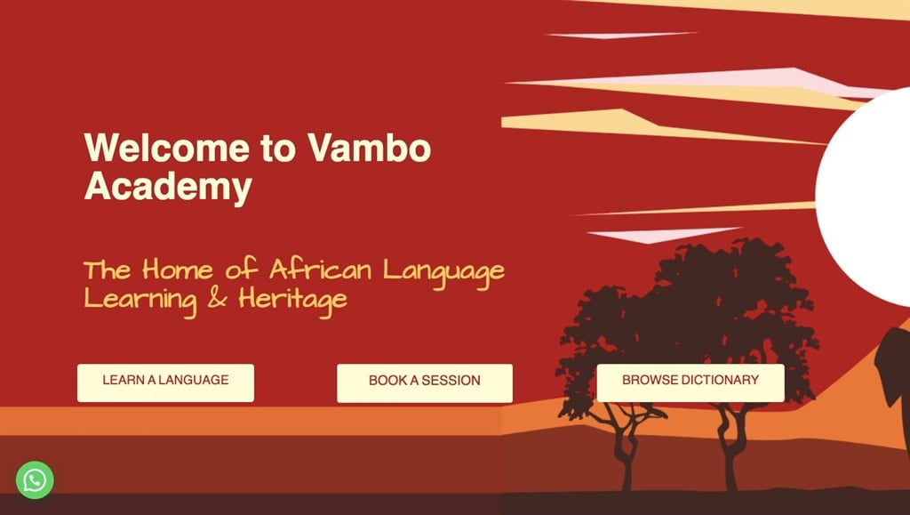 Vambo Academy, a company that makes it easier for people to learn about African languages and indigenous cultures online. Photo: Supplied