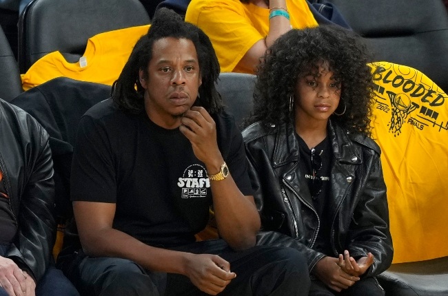 Rapper Jay-Z was joined by his eldest daughter, Blue Ivy, at the US National Basketball Association finals in San Francisco earlier this week. (PHOTO: Gallo Images/Getty Images)