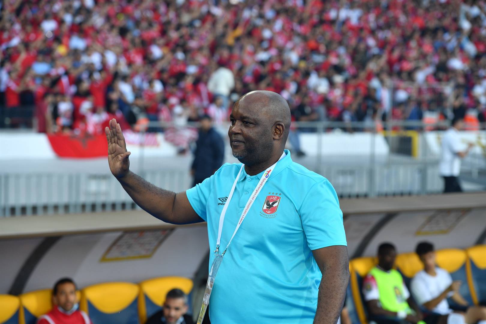 Al Ahly and coach Pitso Mosimane have parted ways. Photo: Jalal Morchidi/EPA