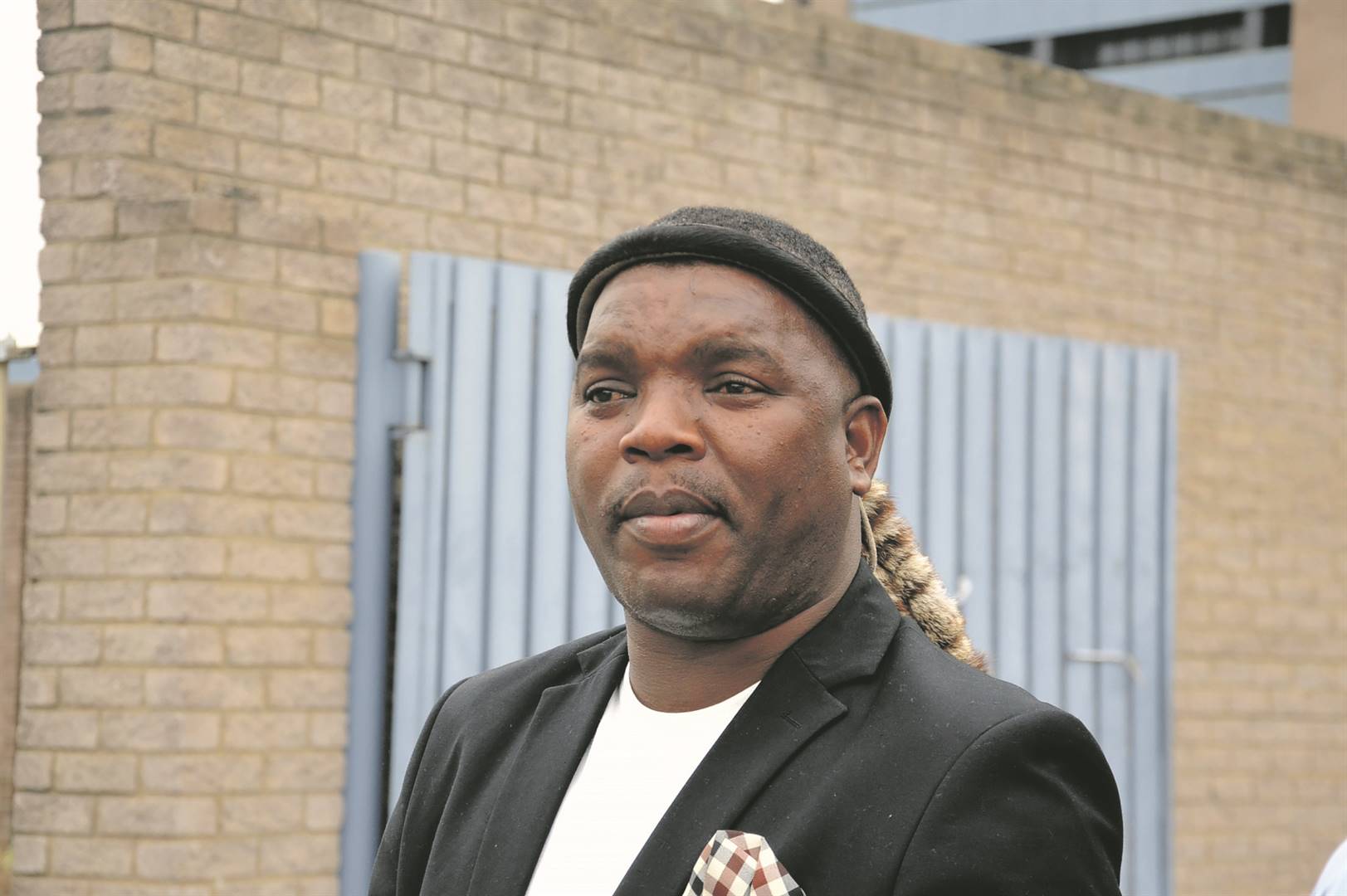 Ngizwe Mchunu after he withdrew charges against KZN premier Sihle Zikalala at Durban Central police station. Photo by Jabulani LangaPhoto by 