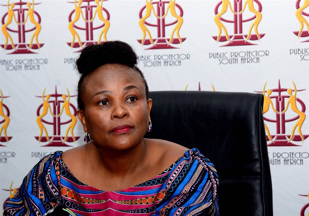 Public Protector Busisiwe Mkhwebane   claims  President Cyril Ramaphosa has used dirty tricks to hide his own secrets . Photo: Supplied
