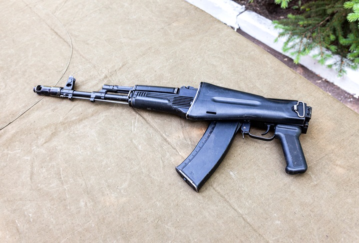 File photo of an AK47. 