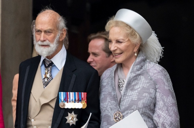 Prince and Princess Michael of Kent attended the thanksgiving service for the queen at St Paul's during the platinum jubilee celebrations. (PHOTO: Gallo Images/Getty Images)
