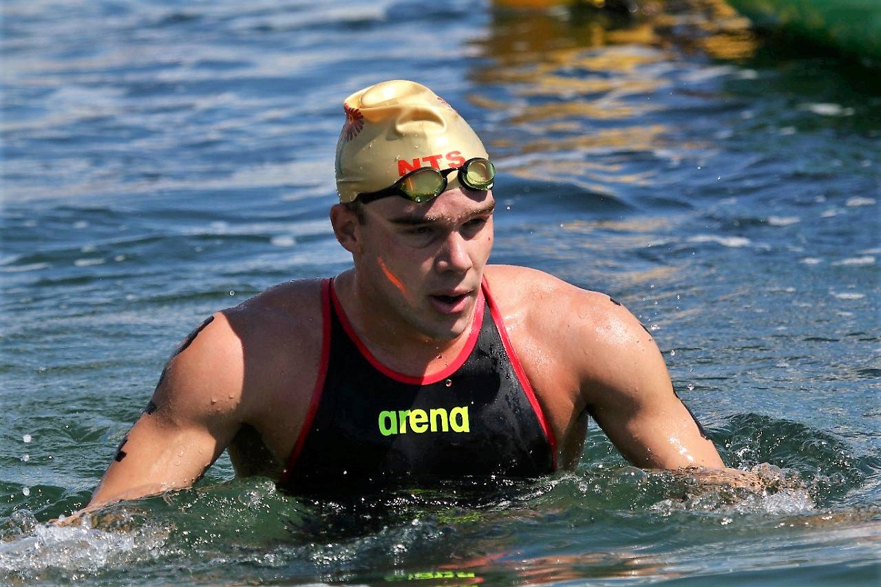 Ruan Breytenbach sal Suid-Afrika in die 5 km- en 10 km-oopwaterswemitems by die Wêreldkampioenskap in Boedapest, Hongarye verteenwoordig.  Foto: Swem SA