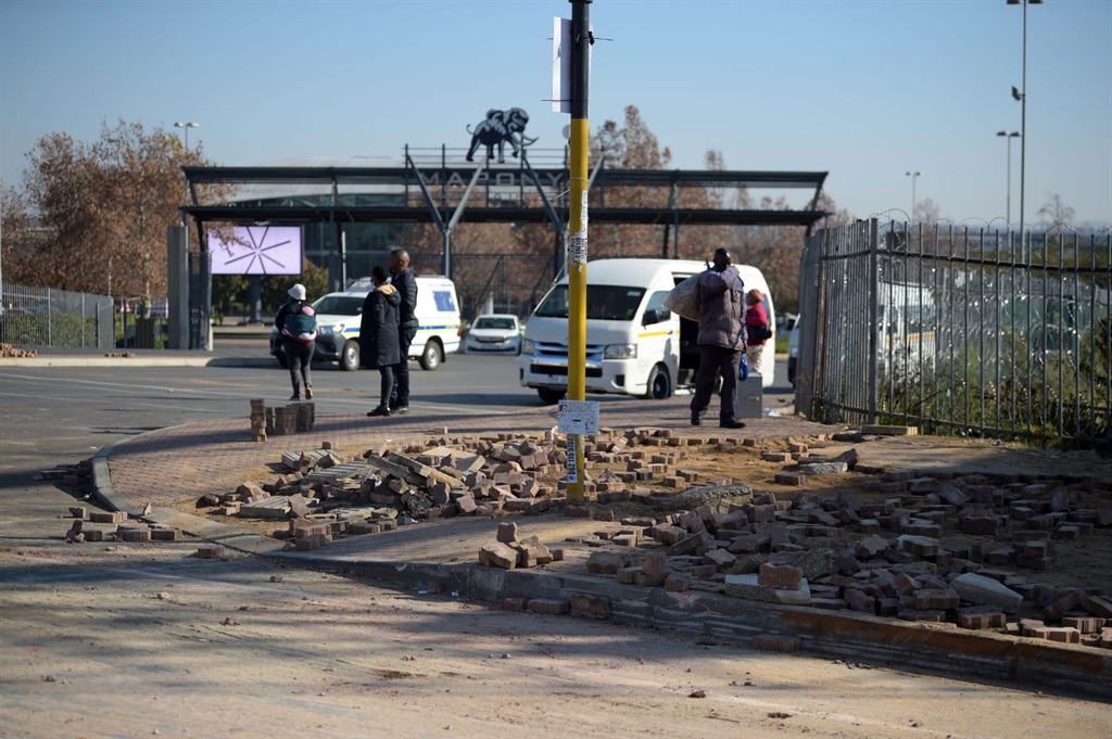The community of Pimville in Soweto dug up the pav
