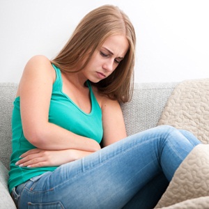 Menstrual cramps from Shutterstock