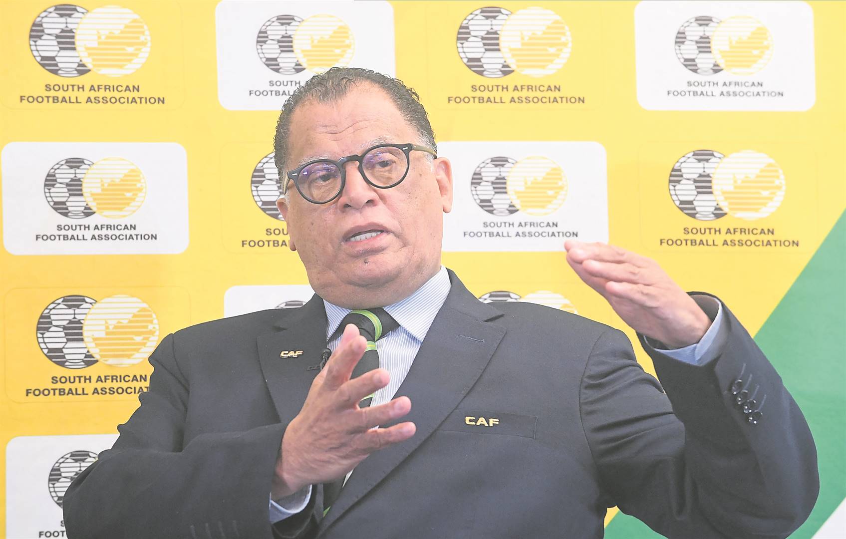 Safa president, Danny Jordaan, says his focus is on Saturday’s elections.Photo by Sydney Seshibedi/Gallo Images