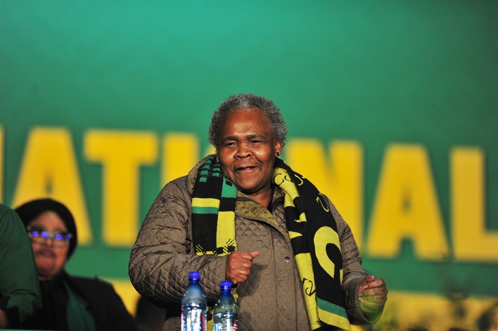 Newly elected President of the ANC womens league Sisisi Tolashe. 