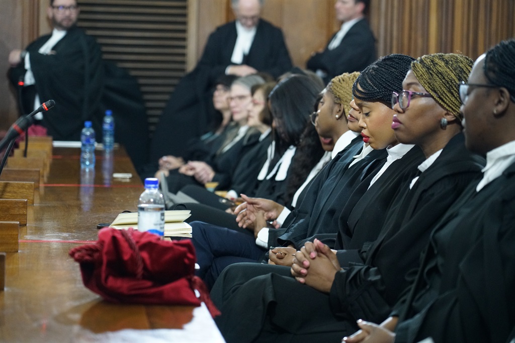 Women advocates seen during the ceremonial sittings held at the Gauteng High Court in Johannesburg.