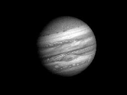 A timelapse taken by Voyager 1 as it approached Jupiter in 1979. NASA/JPL