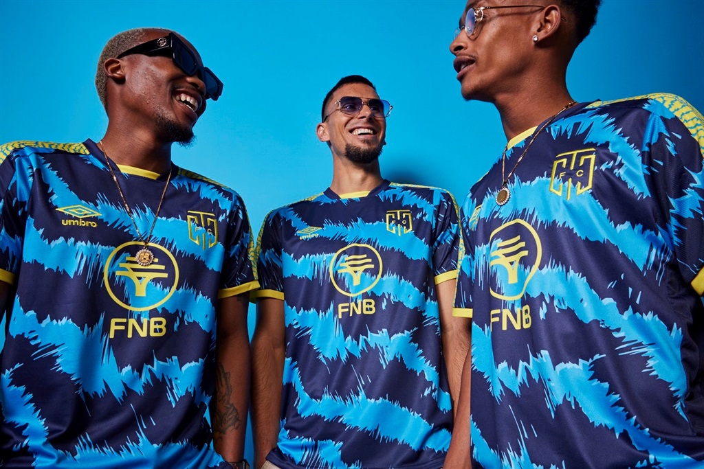 Cape Town City's home kit for the upcoming season.