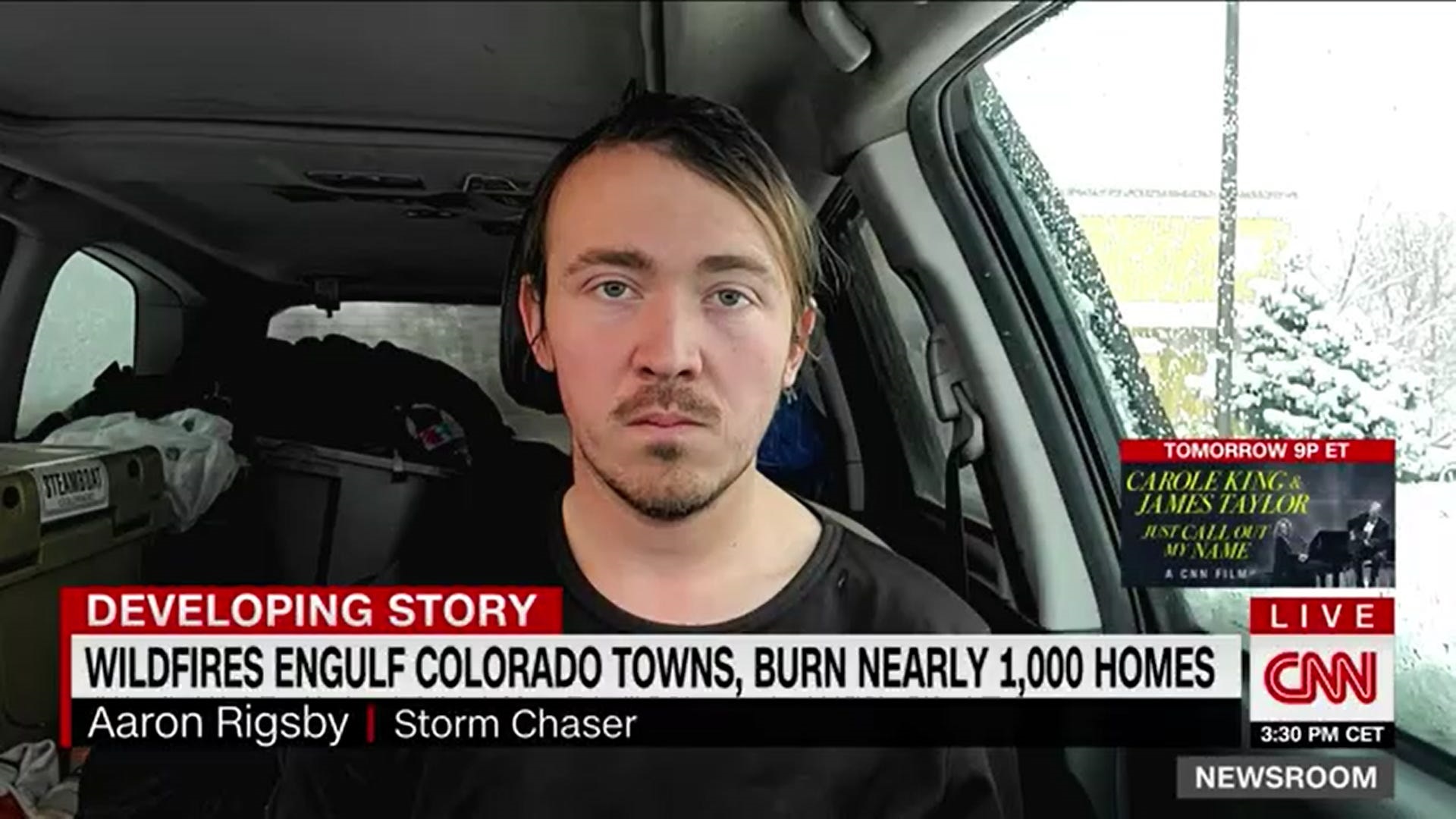 Aaron Rigsby on yılı aşkın süredir fırtınaların peşinden koşuyor.  CNN