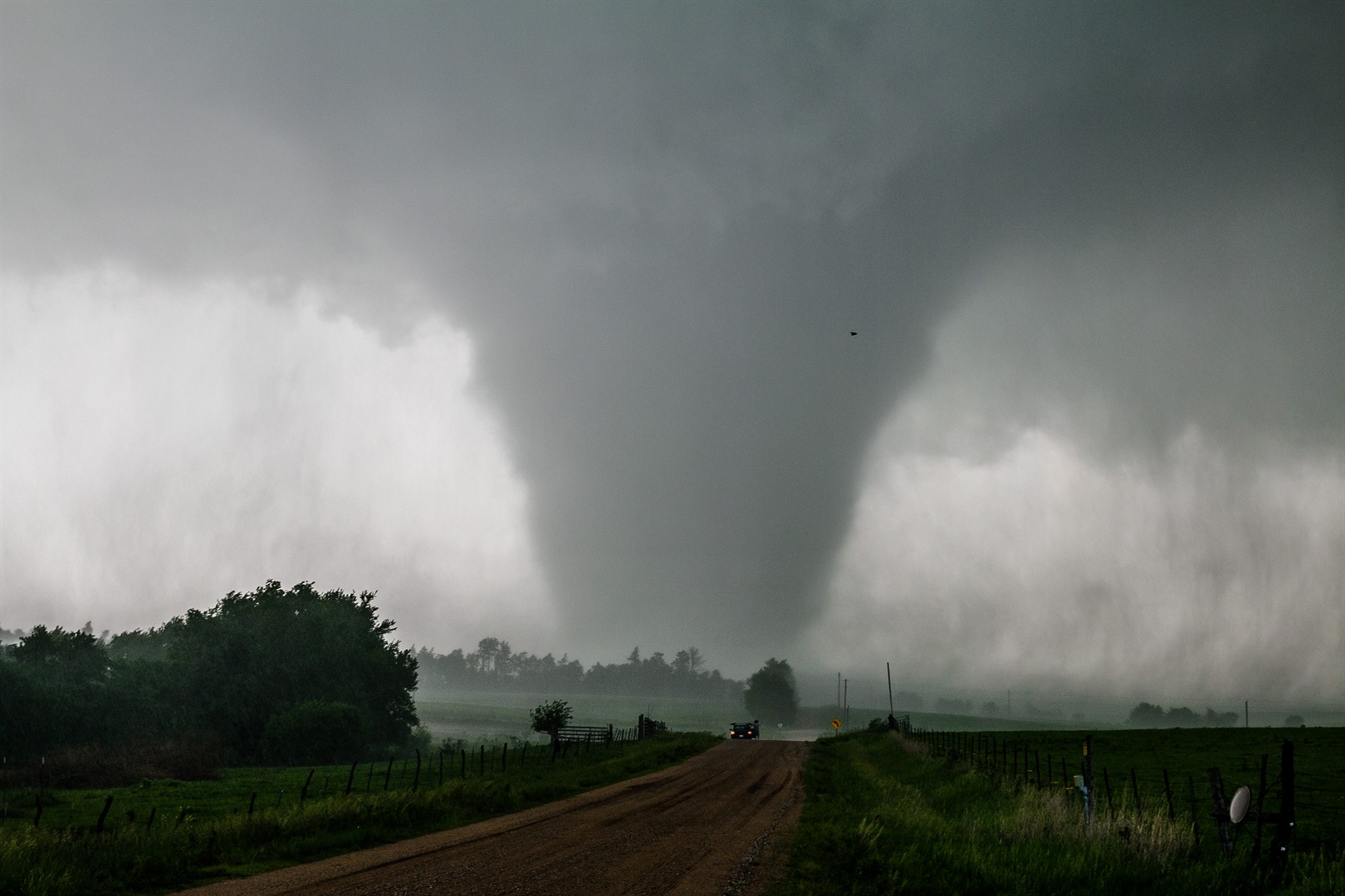 Mayıs 2016'da Kansas, Chapham Üzerinde Bir Tornado. Aaron Rigsby