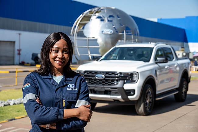 women in the car, woman, bakkie, ford ranger, ford