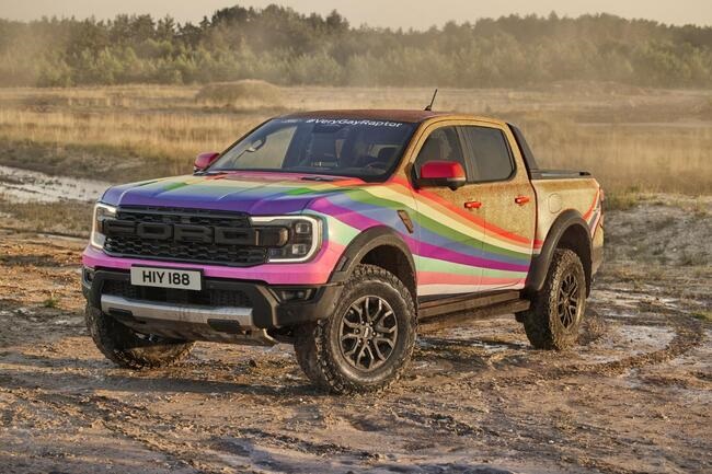 Ford Very Gay Ranger Raptor debuts at 2022 Goodwoo