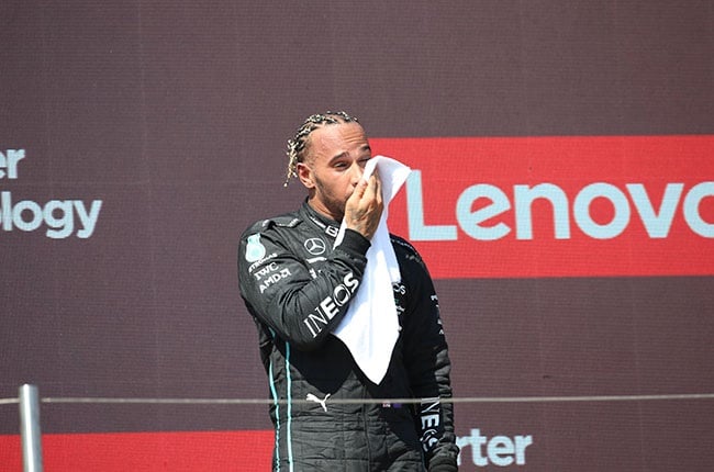 Lewis Hamilton. (Photo by Alessio Morgese/NurPhoto via Getty Images)