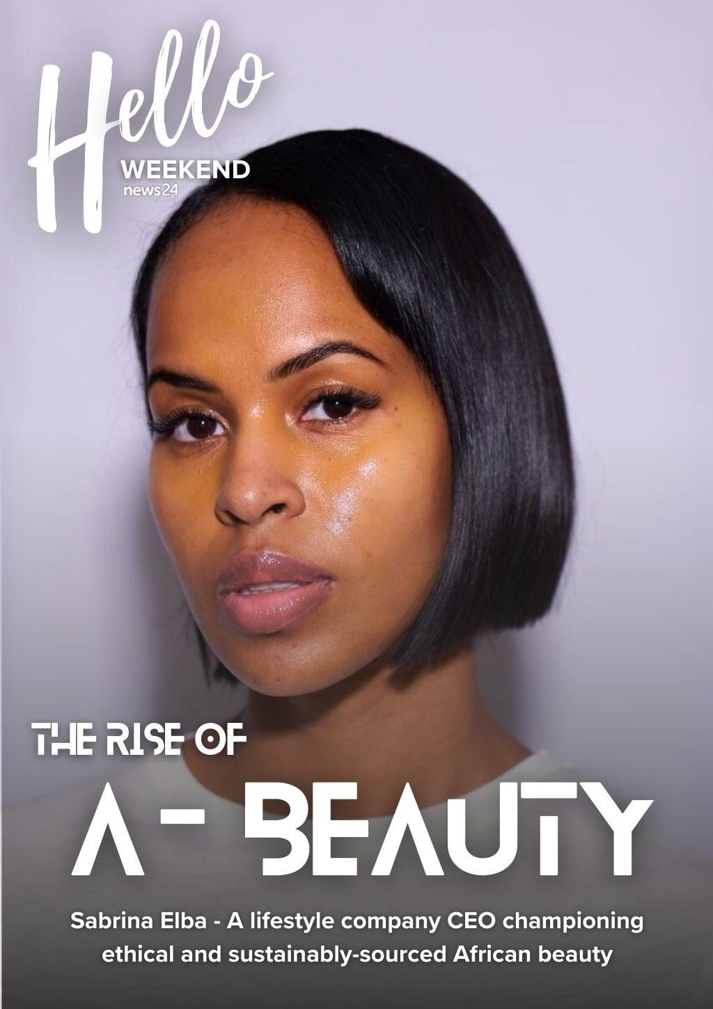 HELLO WEEKEND, Sabrina Elba on her favourite SA snacks and the rise of  A-Beauty