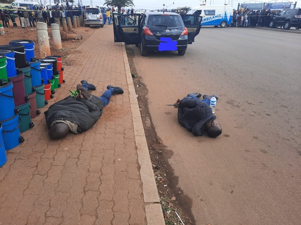 Twelve suspects have been arrested following a shootout with cops in Pretoria. (Photo: Supplied.)