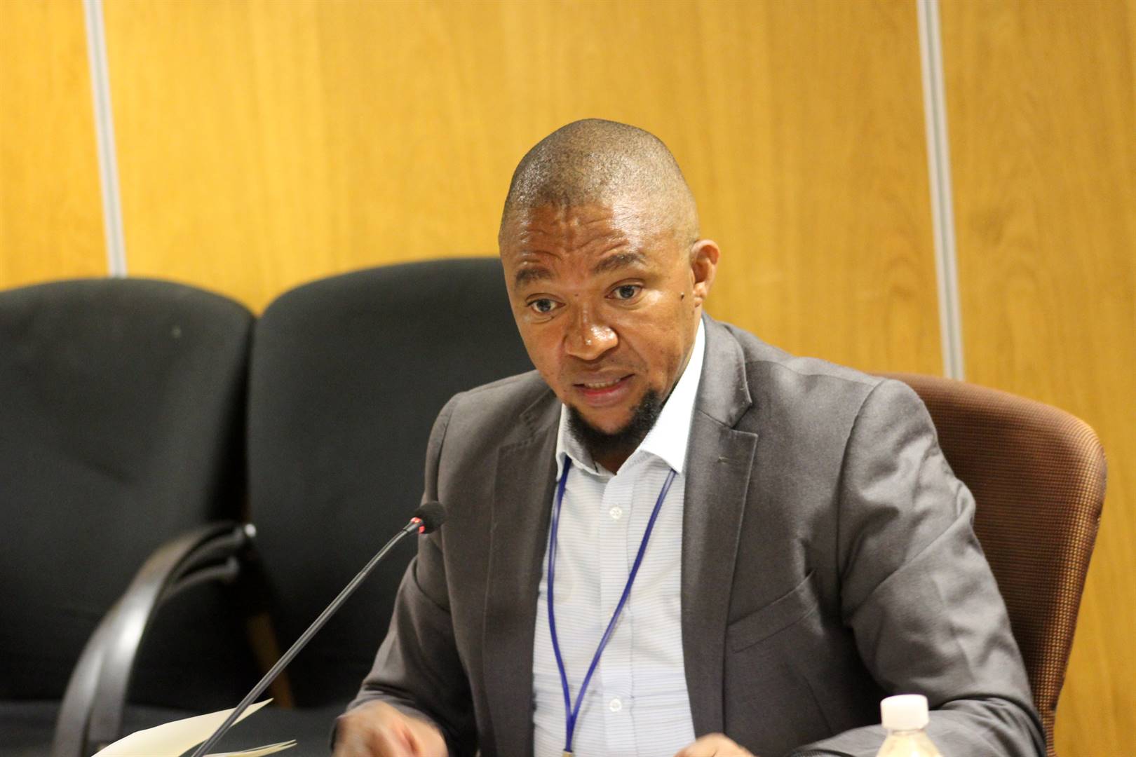 Public Enterprises Acting Director-General Kgathatso Tlhakudi told MPs that many state owned companies are in financial distress Photo: Misheck Makora 
