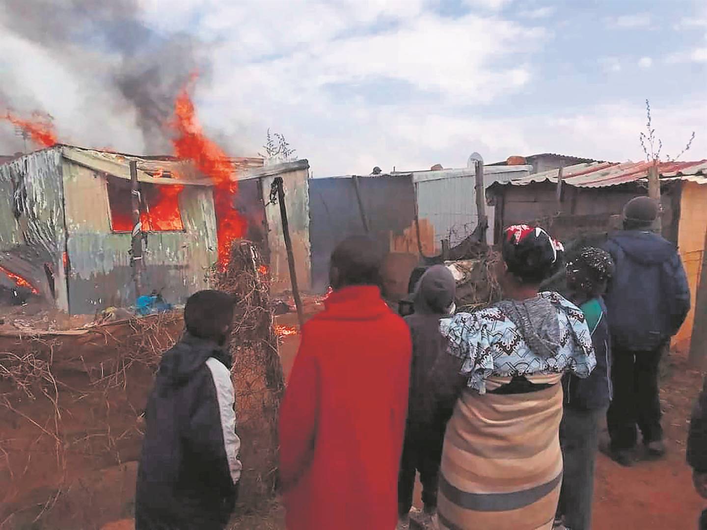 Residents of Daveyton, in Ekurhuleni, set alight an alleged rapist’s shack and vowed to bring him to justice.