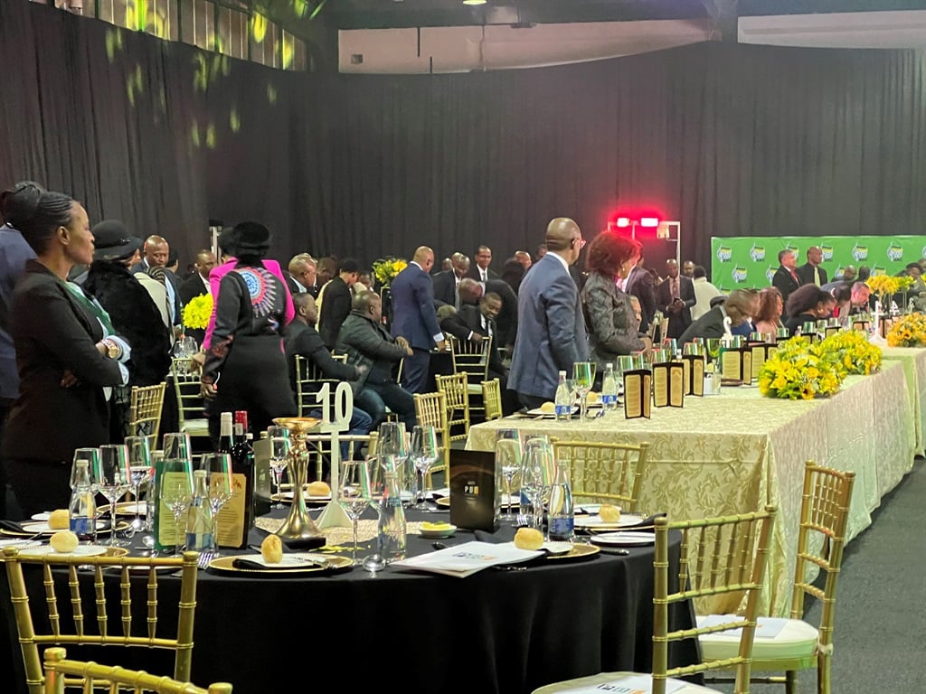 The ANC's gala dinner was held at Nasrec on Wednesday.