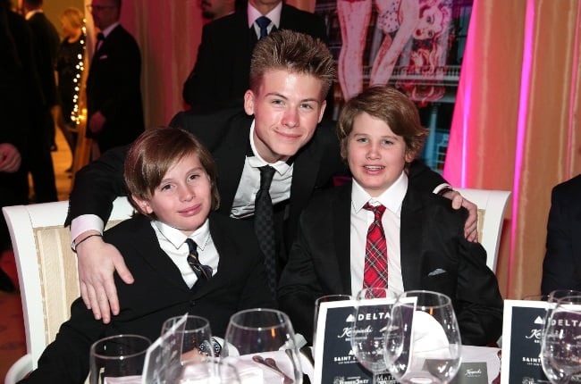 Sharon's three sons; Quinn Kelly Stone, Roan Josep