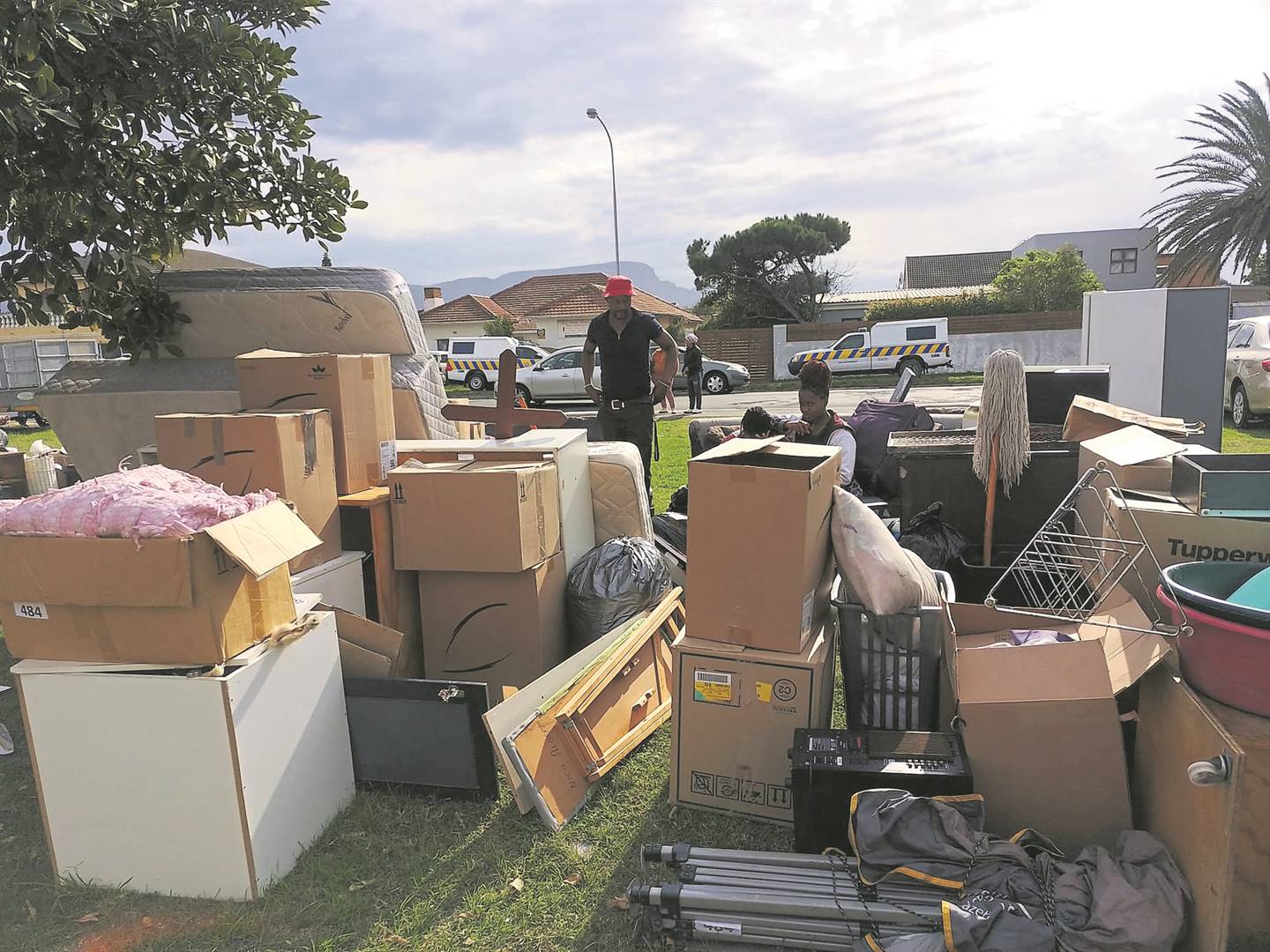 Dozens of families were evicted from Steenvilla in Steenberg last week.PHOTO: natasha bezuidenhout