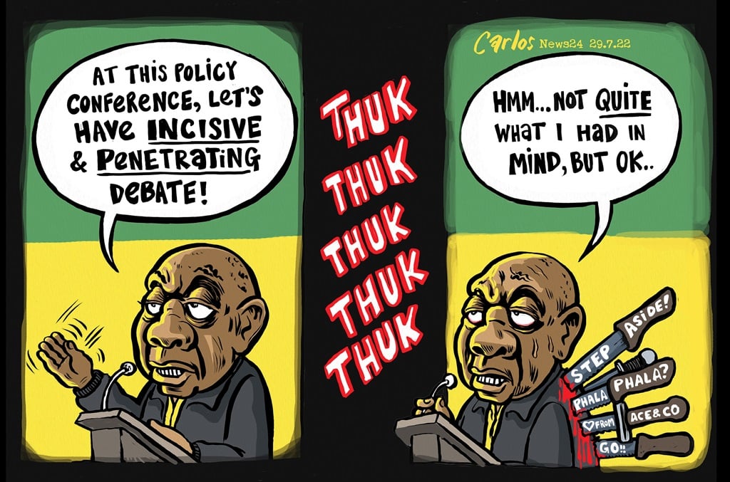 KARTUN OLEH CARLOS |  Memperdalam perdebatan di konferensi kebijakan ANC