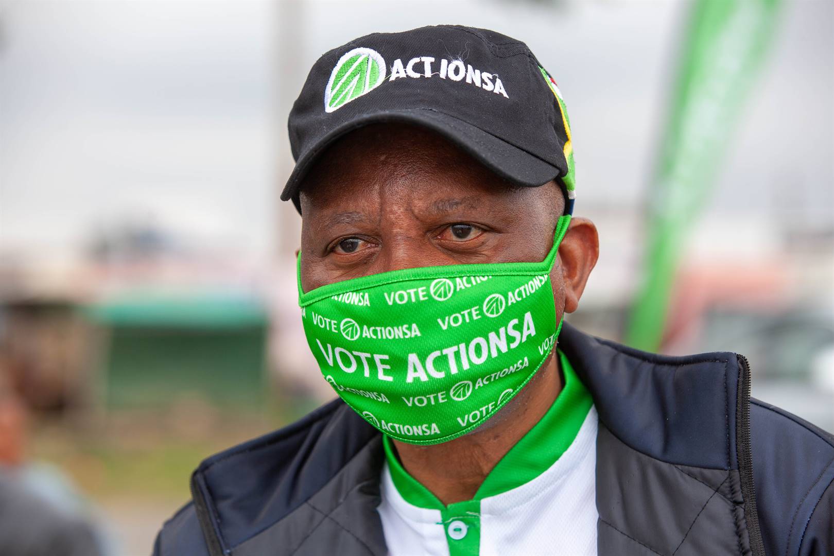 Herman Mashaba, leier van ActionSA, werf verlede jaar stemme in Soweto voor die munisipale verkiesings. Die vraag is of hierdie party groeipotensiaal het buite die relatief veilige Gauteng?  Foto: Gallo Images