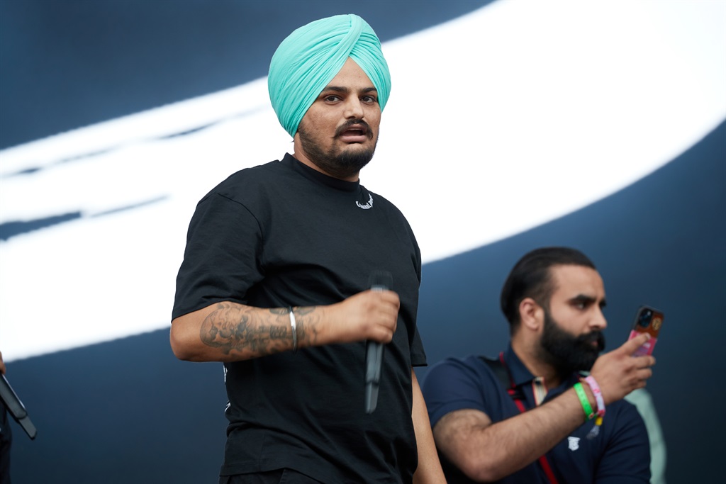 Sidhu Moose Wala performs during day 3 of Wireless Festival 2021 at Crystal Palace on September 12, 2021 in London, England. 