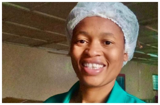 Refilwe is happy to be imparting her farming knowledge on younger farmers.