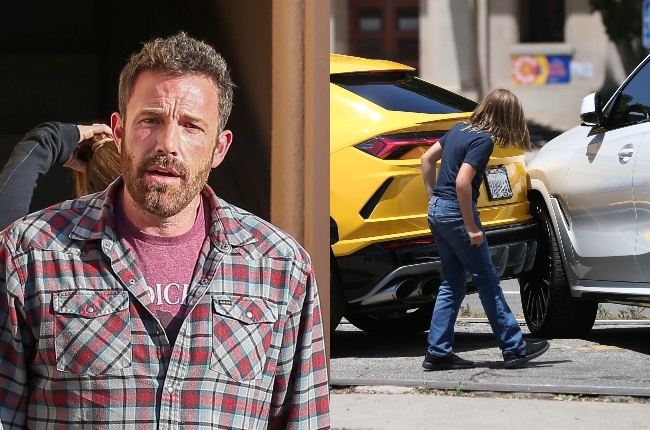 Actor Ben Affleck's son, Samuel, caused an accident while visiting a luxury car-rental dealership in Los Angeles. (PHOTO: Gallo Images/Getty Images/Carlos/X17online.com/Magazine Features)