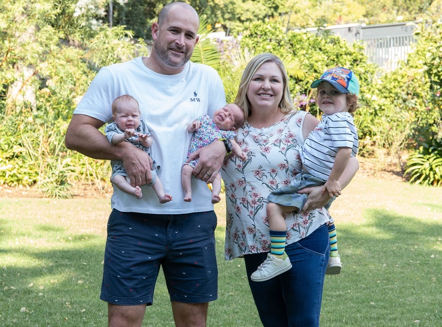 "We're finally home and trying to find our 'new normal'". (Wilson family/Image supplied by Bidvest Life)