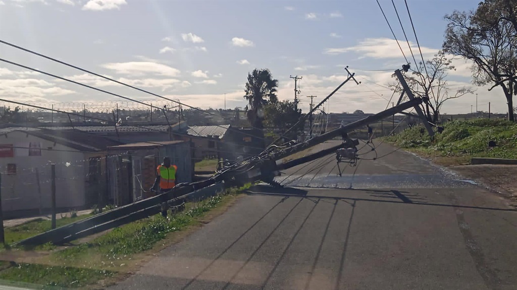 Havoc was caused by strong winds over the weekend in the Eastern Cape. 