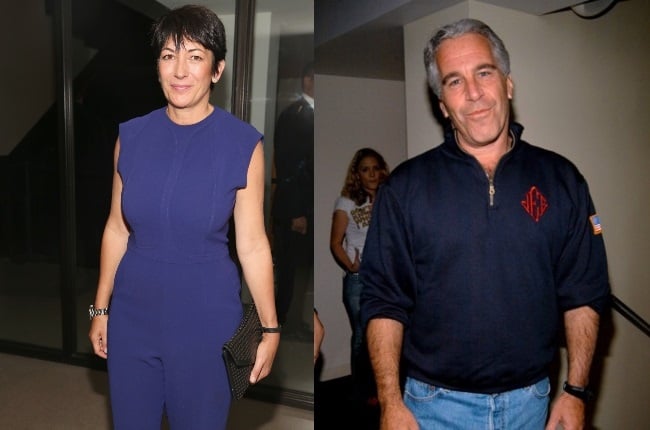 A judge has sentenced Ghislaine Maxwell to 20 years in prison for her role in sex-trafficking young girls to late paedophile Jeffrey Epstein (RIGHT). (PHOTO: Gallo Images/Getty Images)