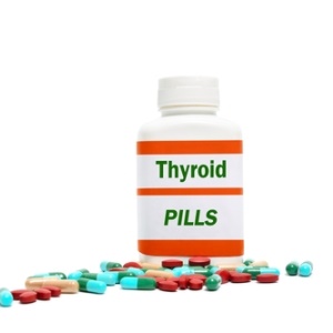 Thyroid pills from Shutterstock