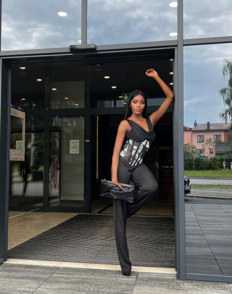 Lalela Mswane is currently in Poland for Miss Supranational 2022. 