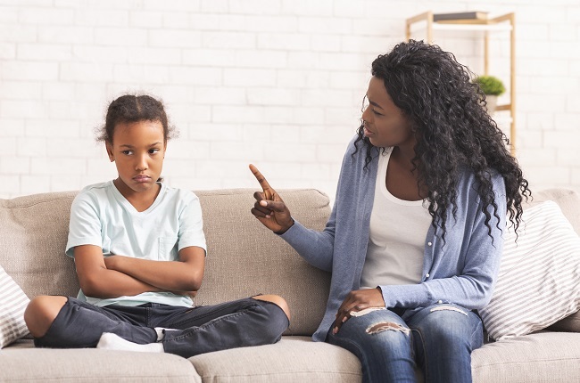 "10 phrases that are more harmful to your kids than you think and what to say instead." Photo: Getty Images.