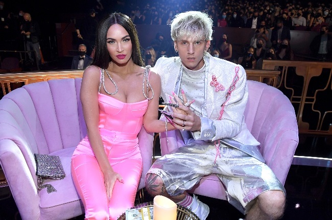 Actress Megan Fox and her punk-rock star fiancé, Machine Gun Kelly, have been going to therapy to help him through his mental-health issues. (PHOTO: Getty Images)