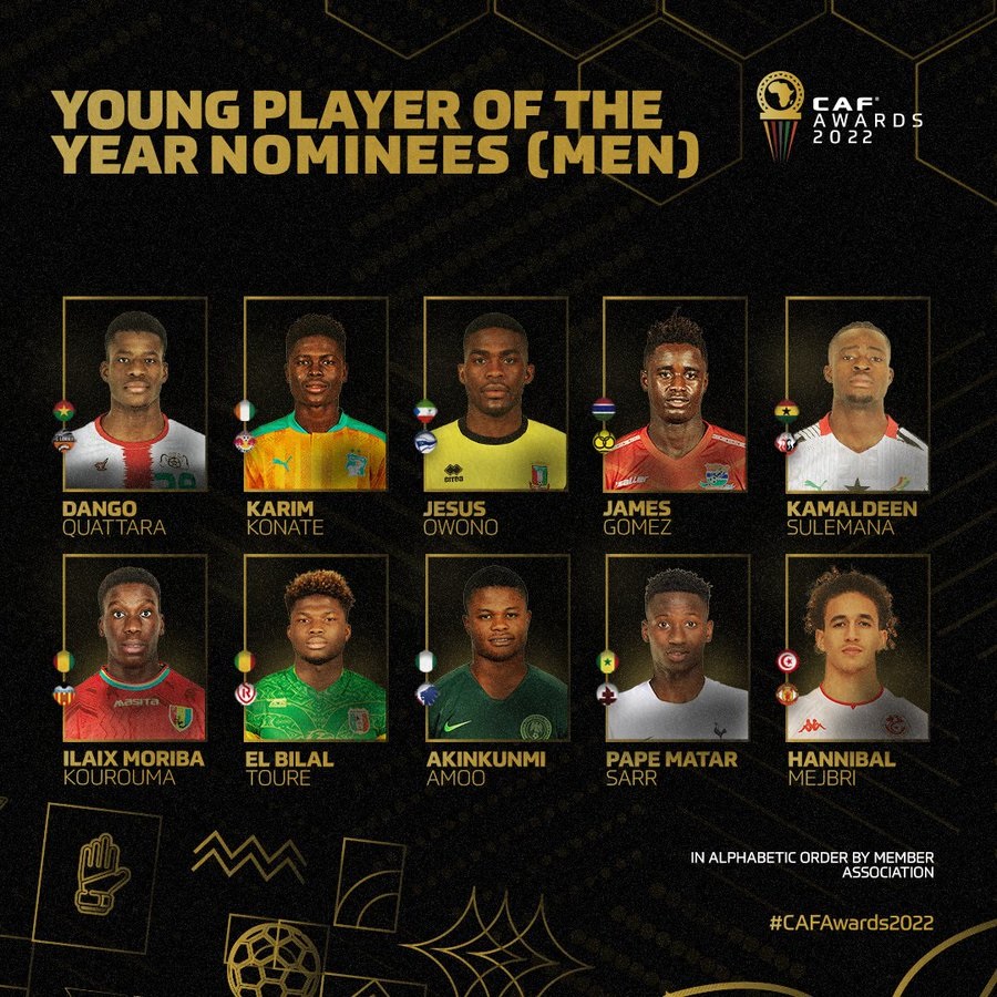 2022 CAF Award nominations