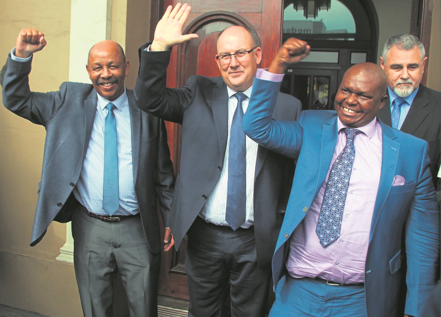 Athol Trollip in 2016 toe hy as burgemeester van Port Elizabeth verkies is. Hy was toe nog ’n DA-man. Foto: Sunday Times