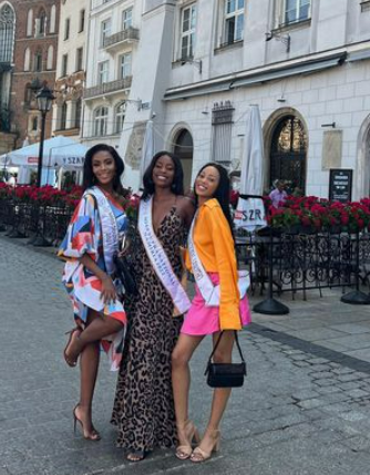 Lalela Mswane is currently in Poland for Miss Supr